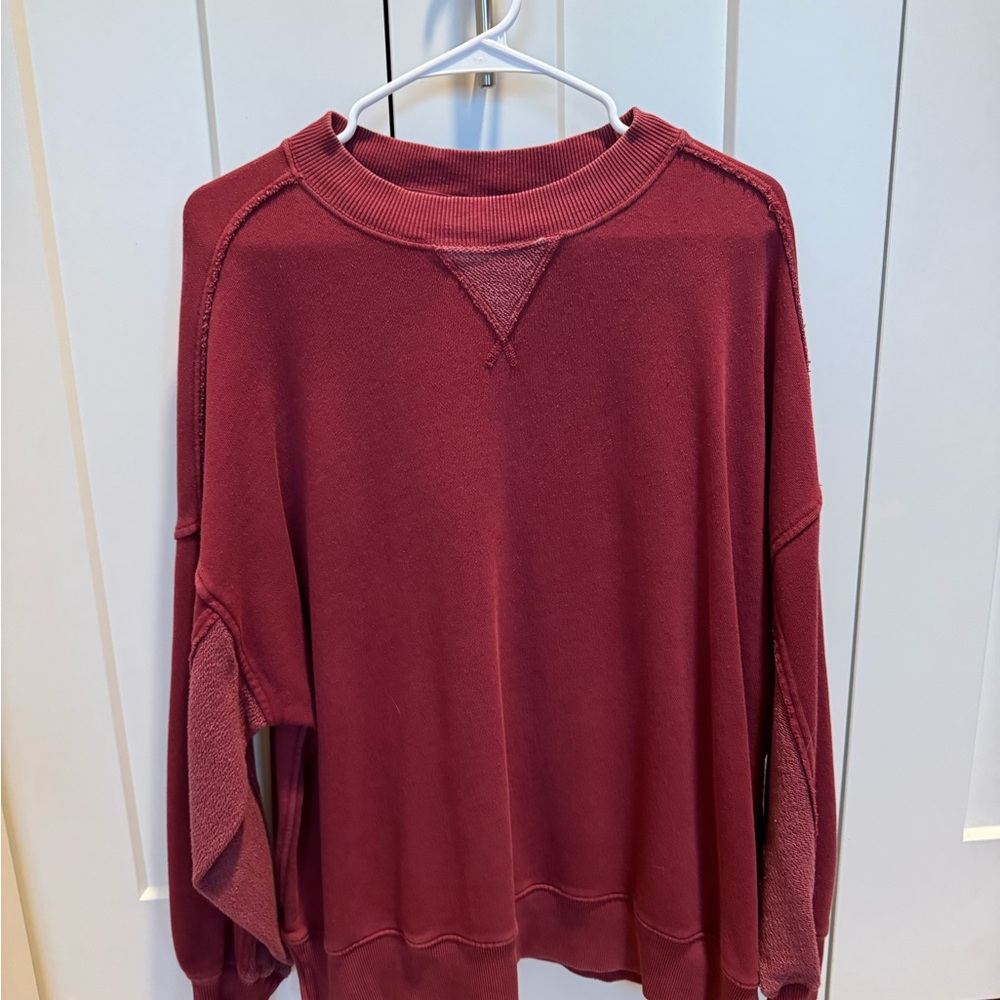 Aerie Burgundy Sweatshirt